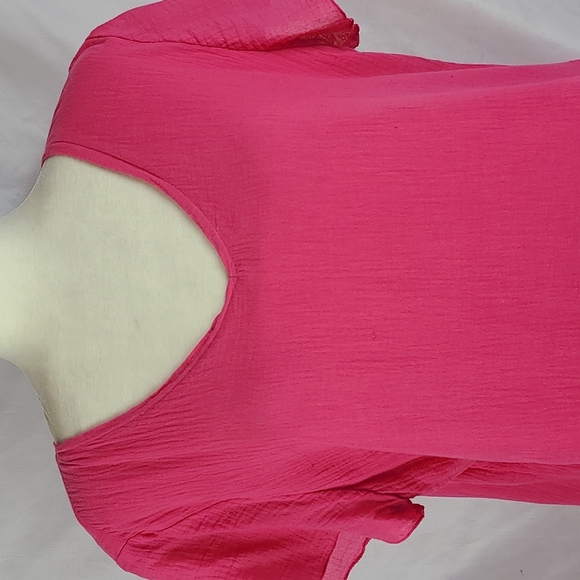 Produce Co. Layered Gauzy Blouse - Picture 2 of 10